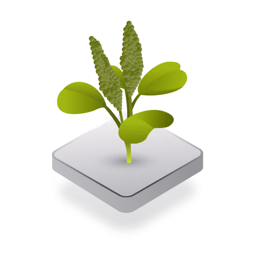 Weed pollen icon