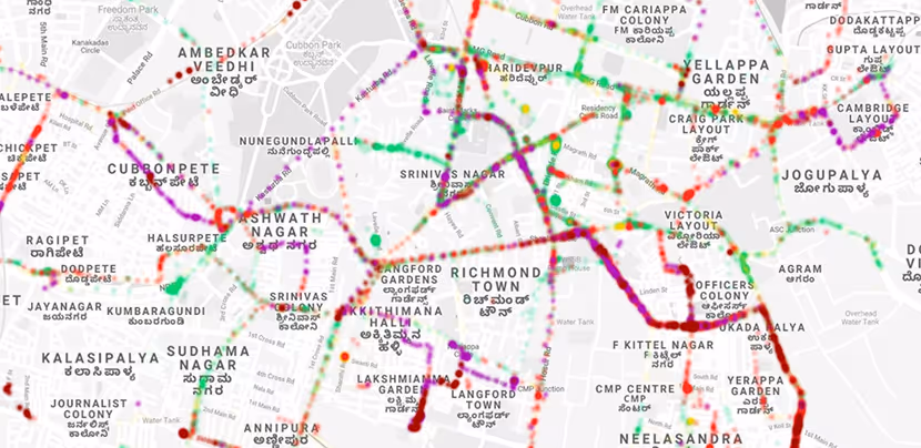 Ambee data on map