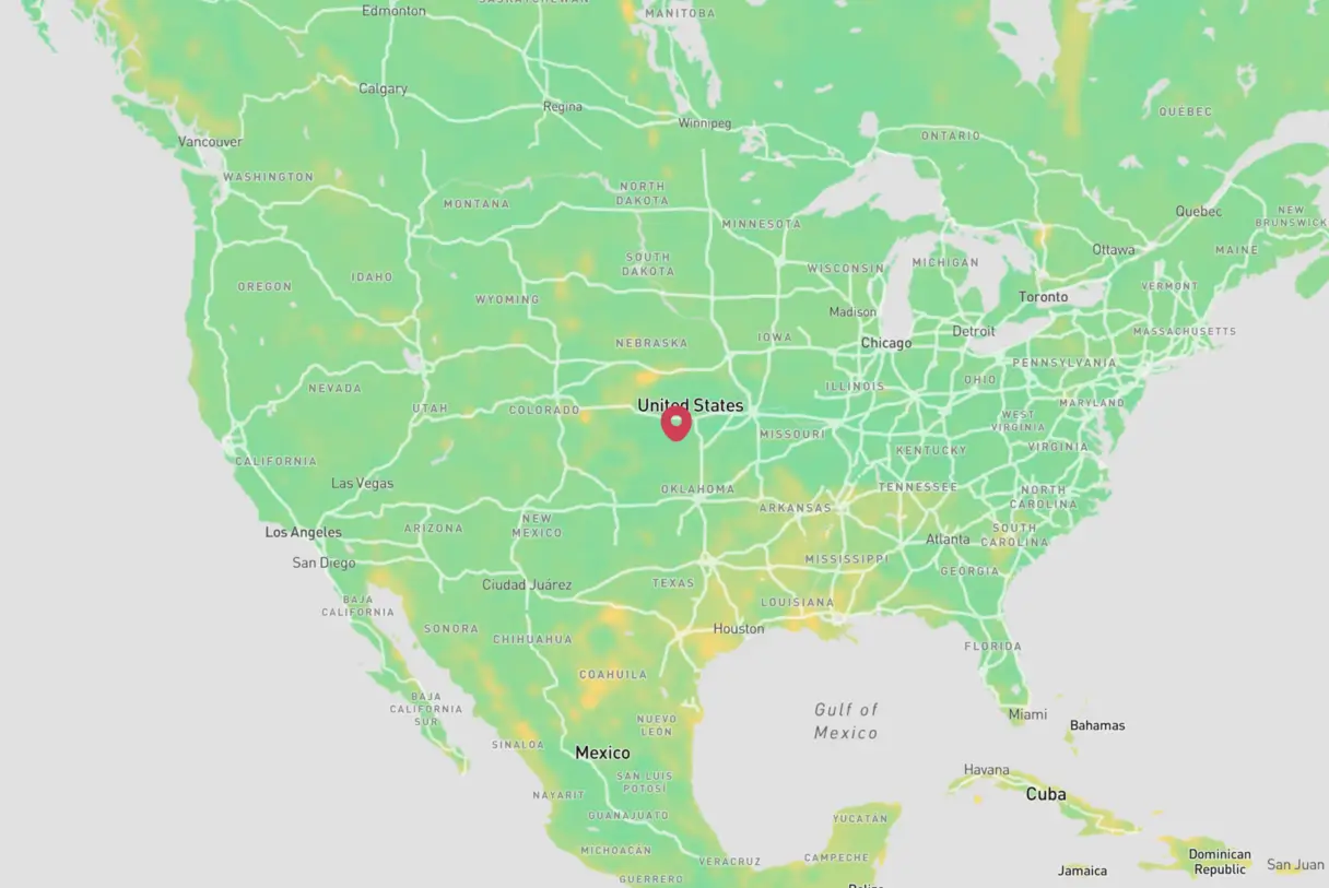 Ambee climate maps screenshot