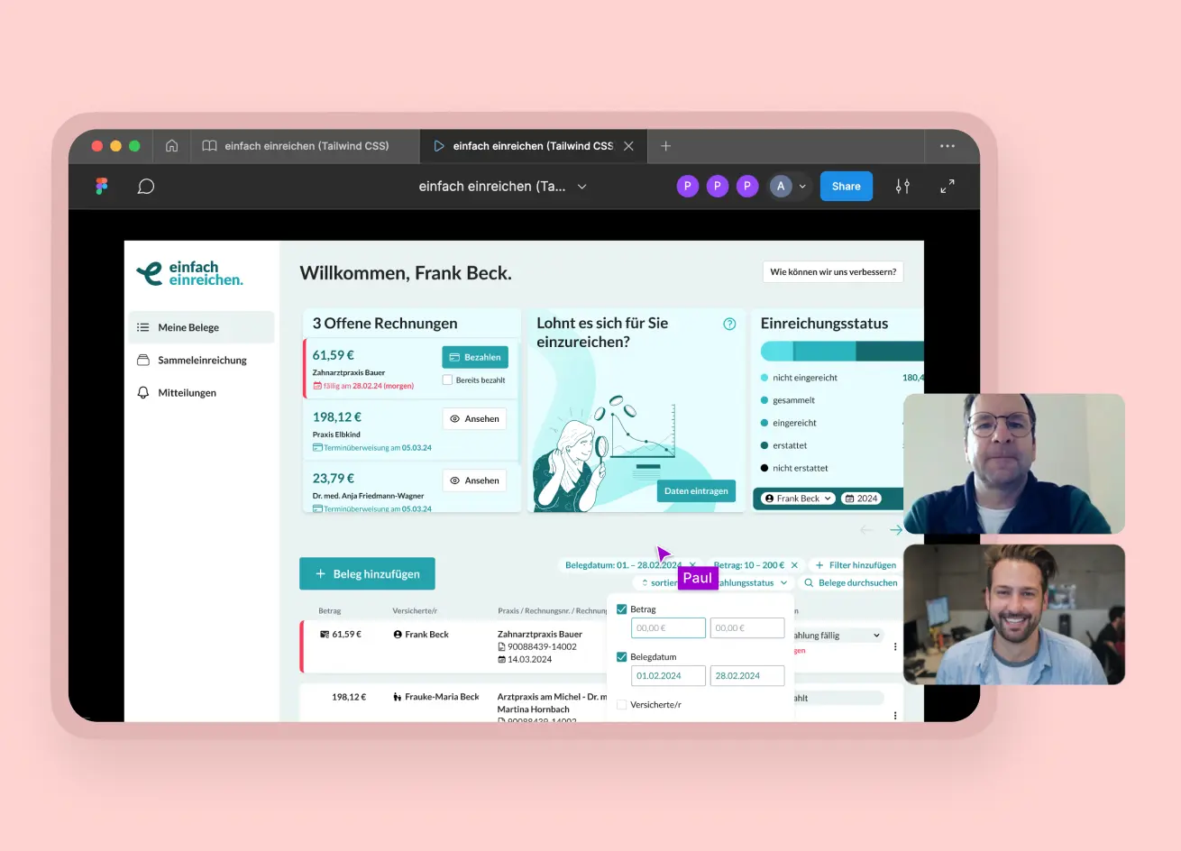 Usertests mit Klickdummy
