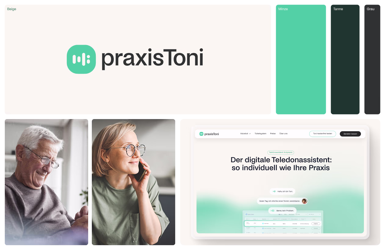 brand example - praxisToni