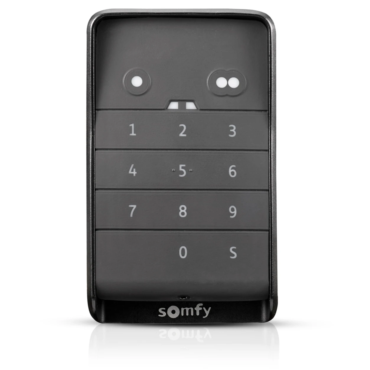 Sort tastatur med tall og knapper "o" og "oo"