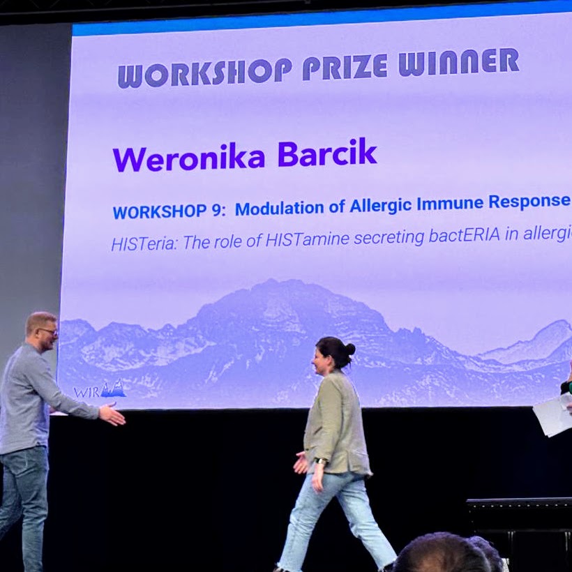 Weronika Barcik on stage