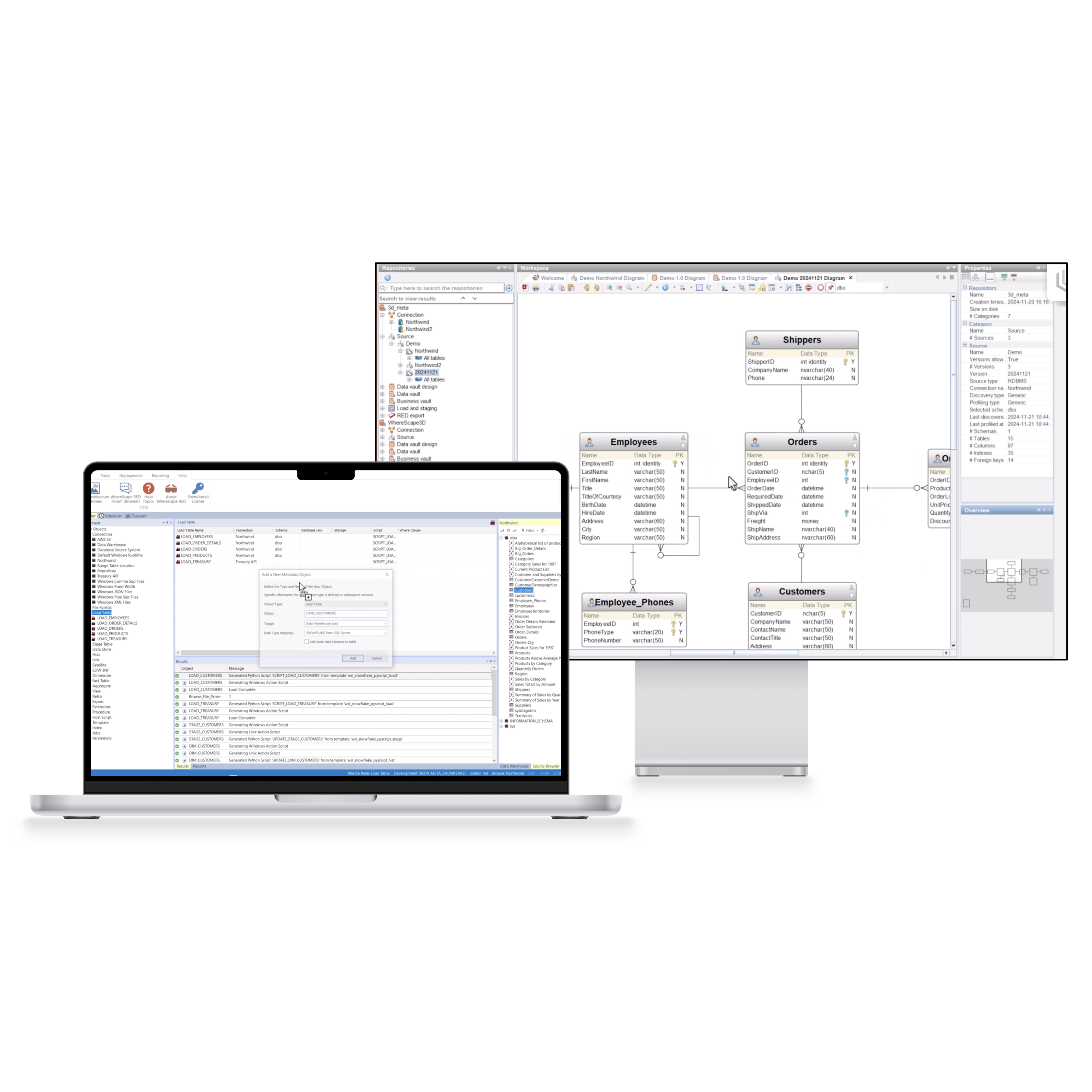 WhereScape screenshots