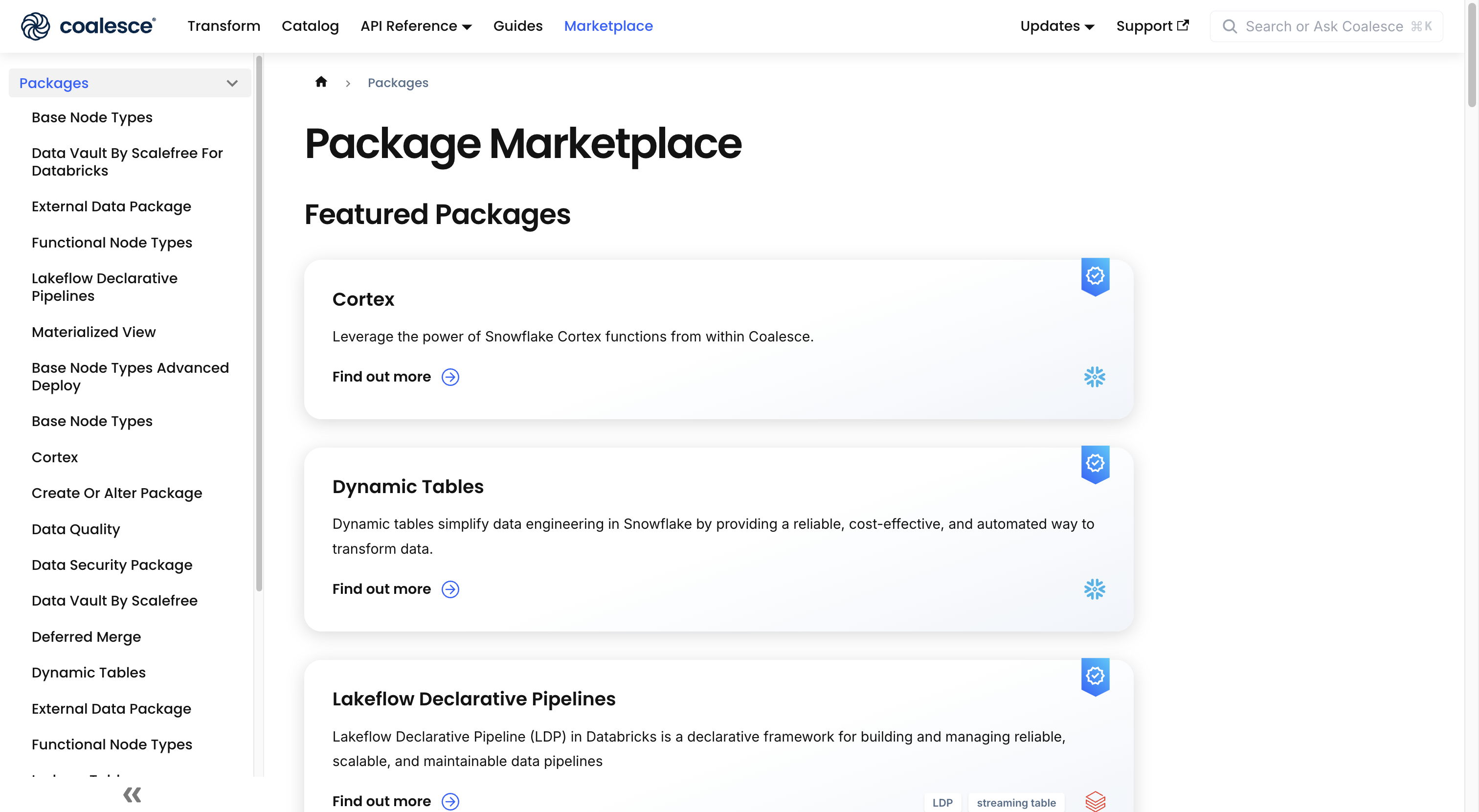 Coalesce marketplace