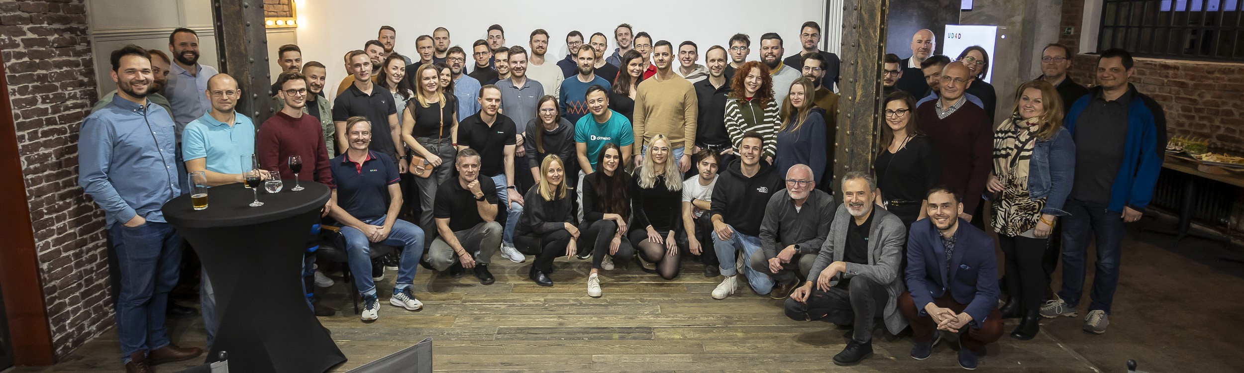 Group photo of UD4D employees