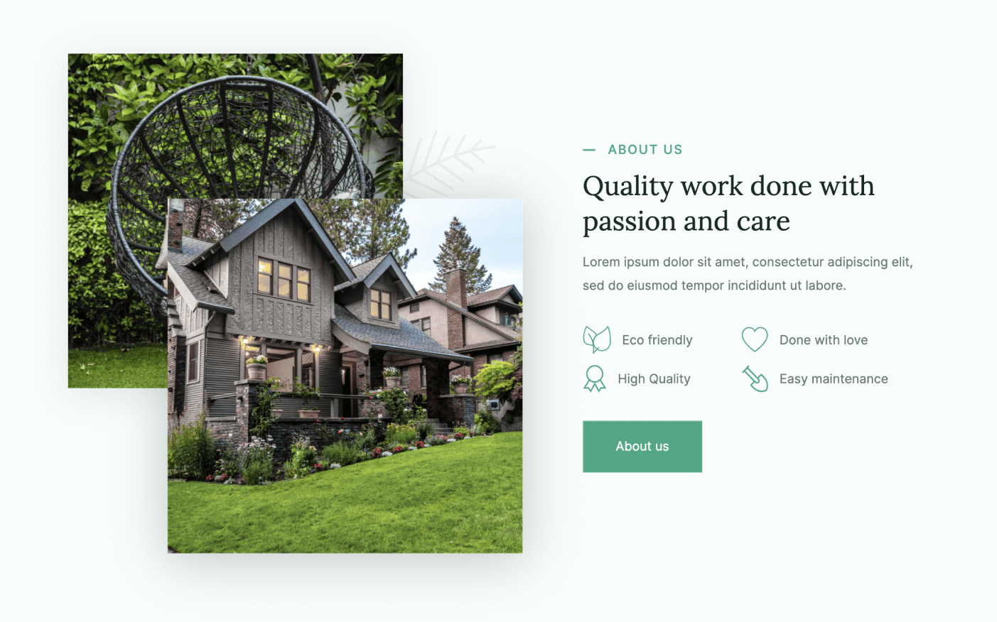 Icons And Graphics - Landscaper X Webflow Template