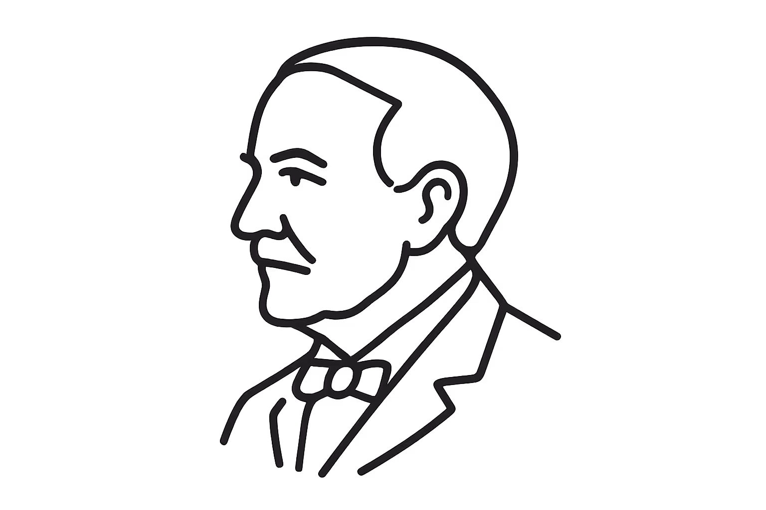 Line drawing of Edison