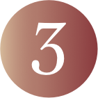 The number 3 in a red circle