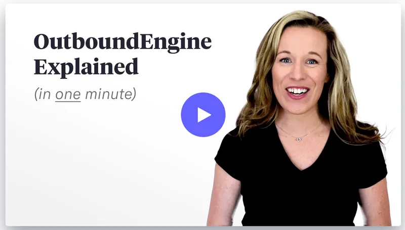 Kelly Mirabella in OutboundEngine sales videos