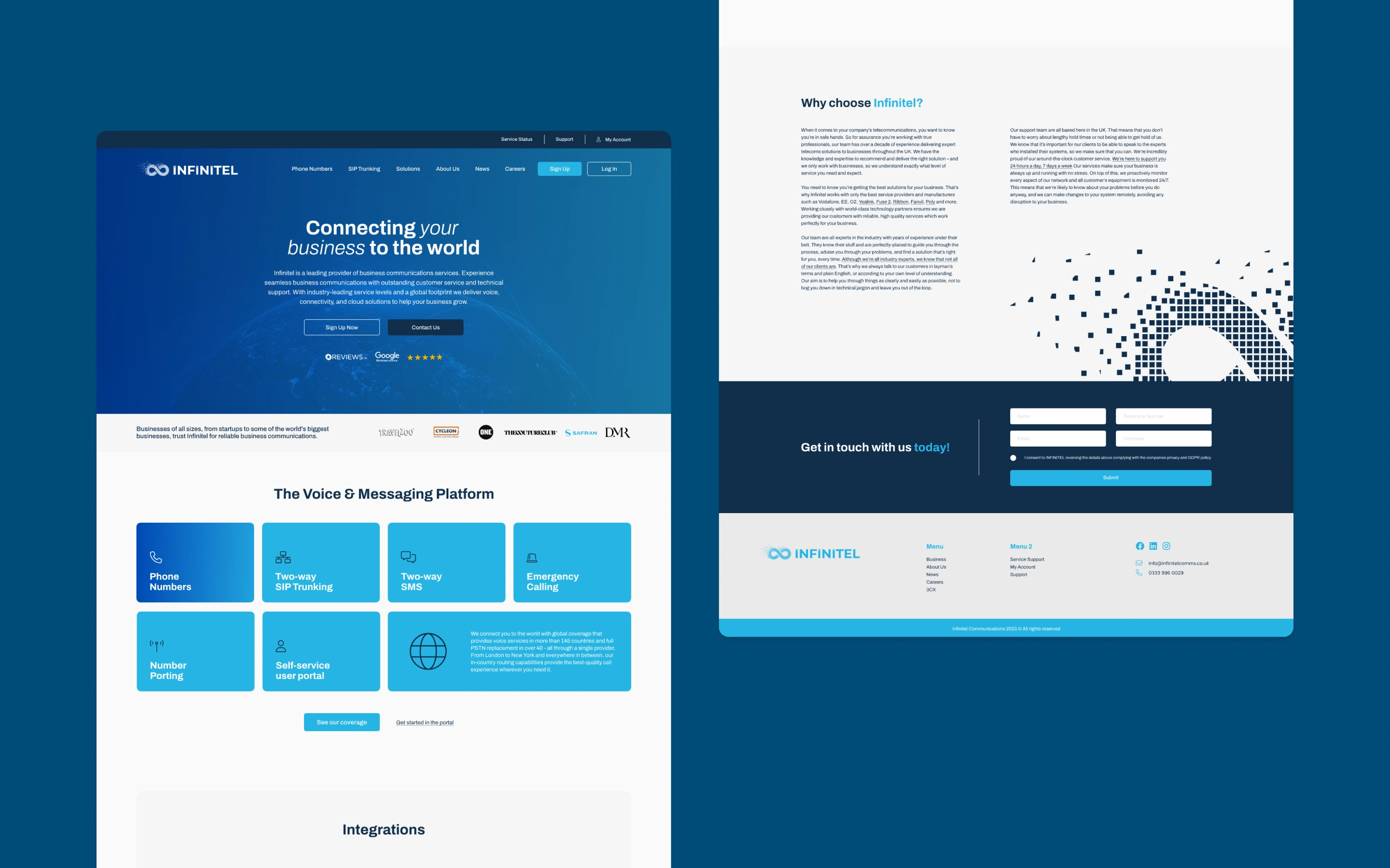 Infinitel use Design Cloud to Land Big Clients