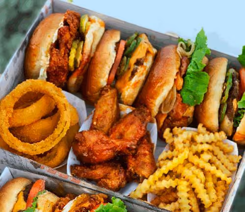 gluten free burger menu
