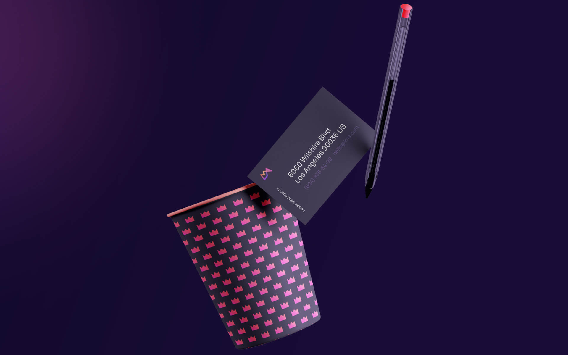 LMA stationery design