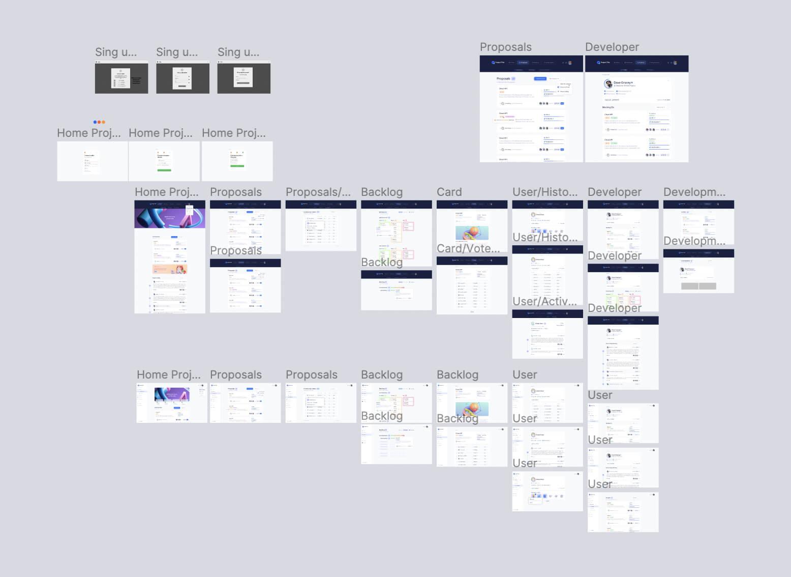 Product design in Figma
