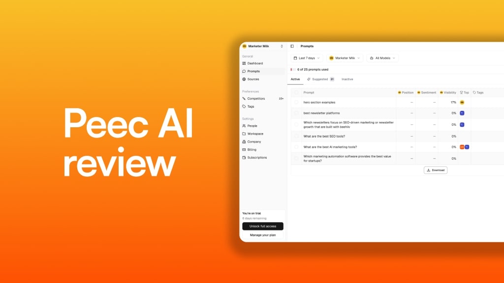 Peec AI review: My honest thoughts about this AI tracker