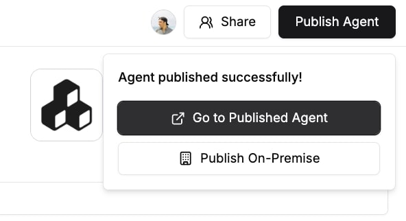 Publishing Agent in Stack AI