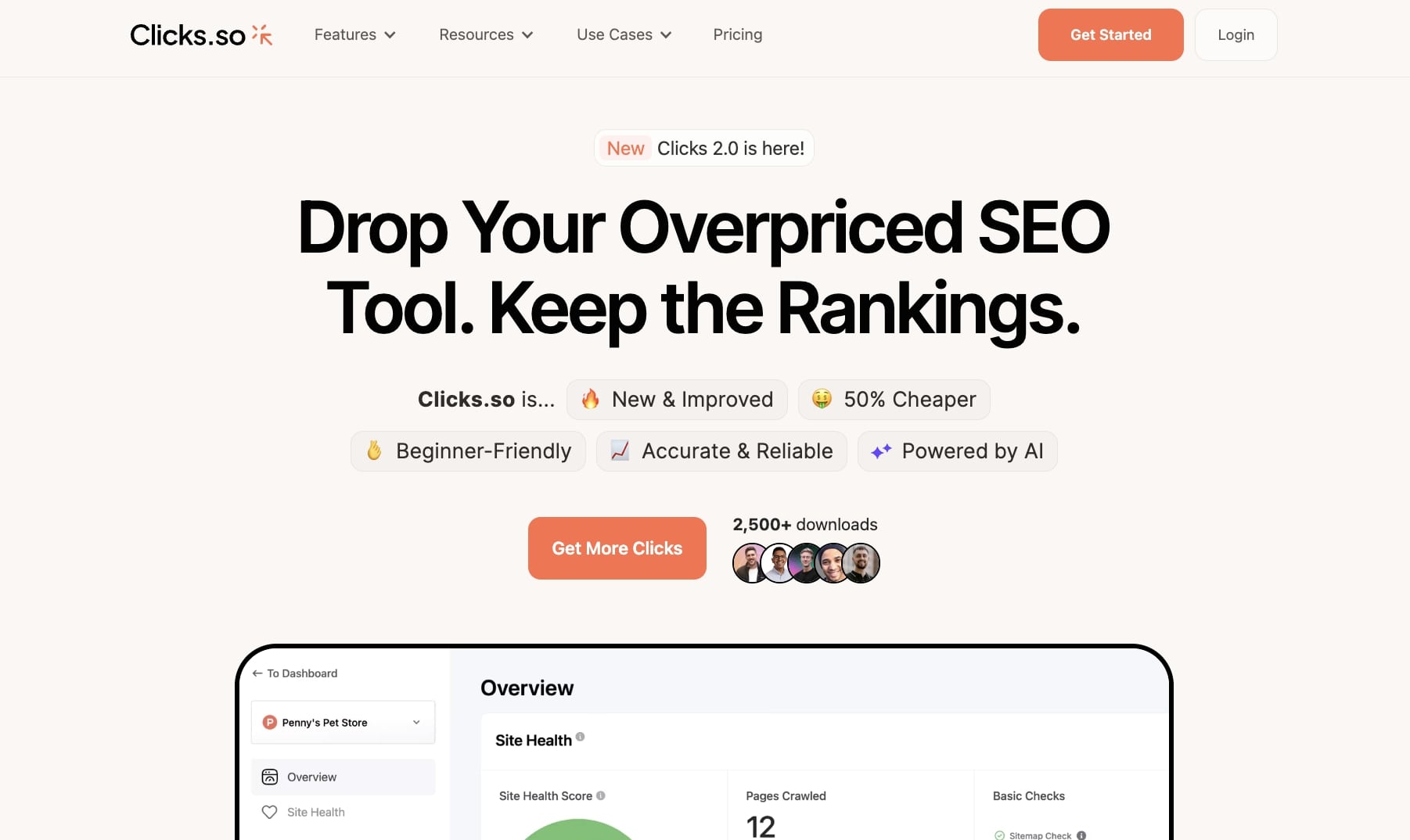 Click.so SEO tool