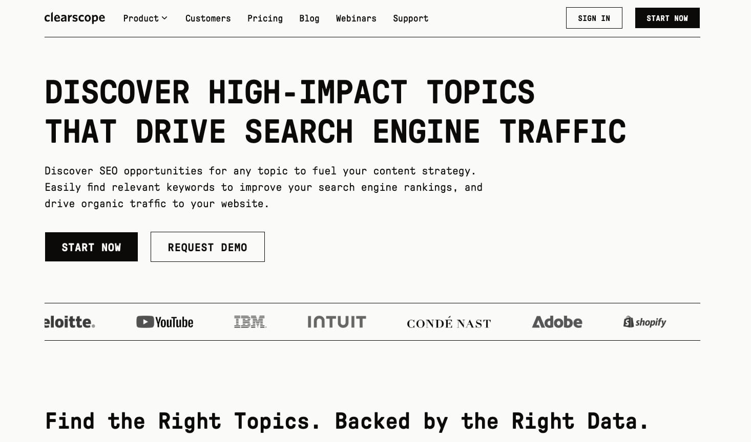 Clearscope content optimization platform