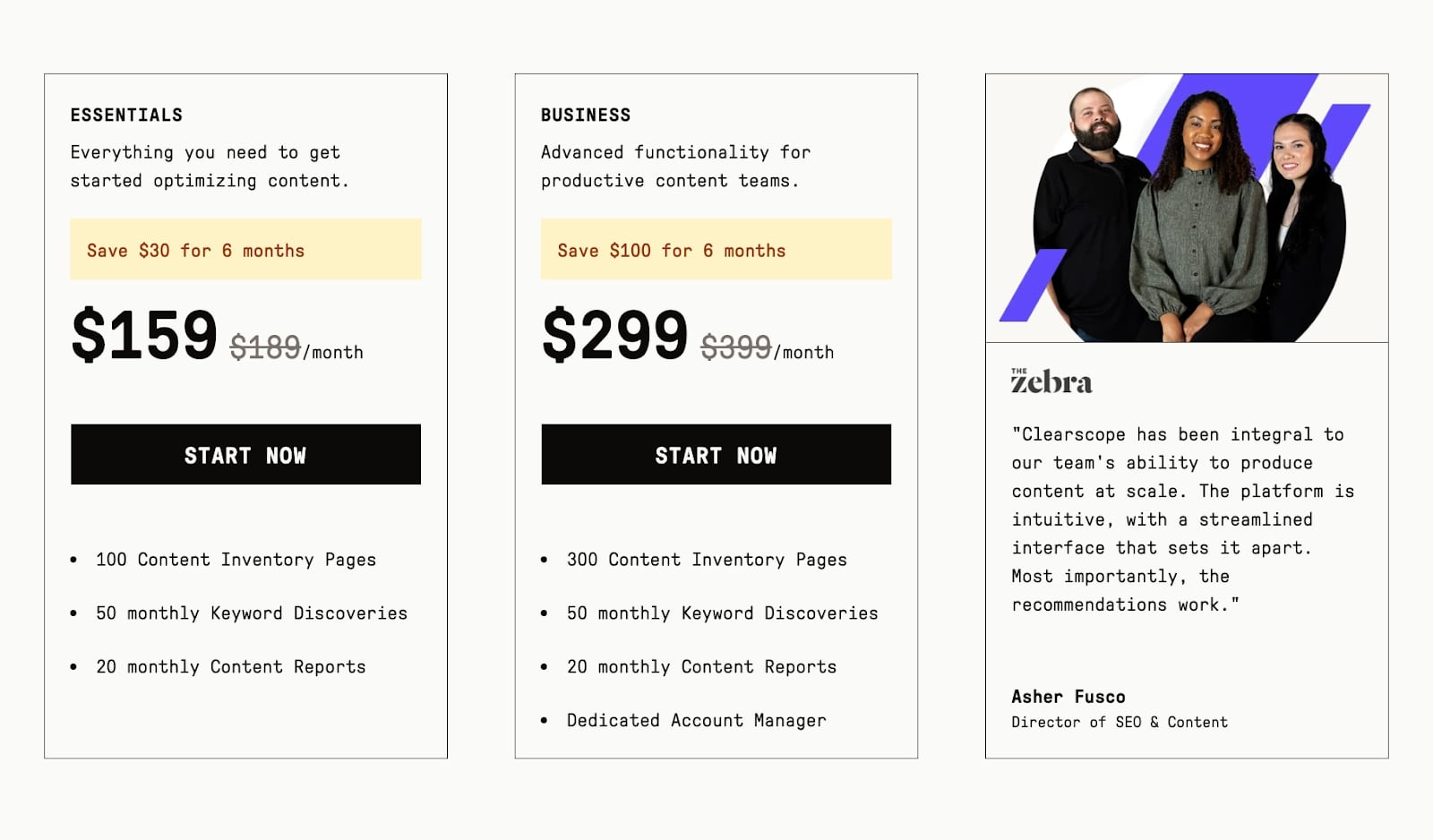 Clearscope pricing with coupon code