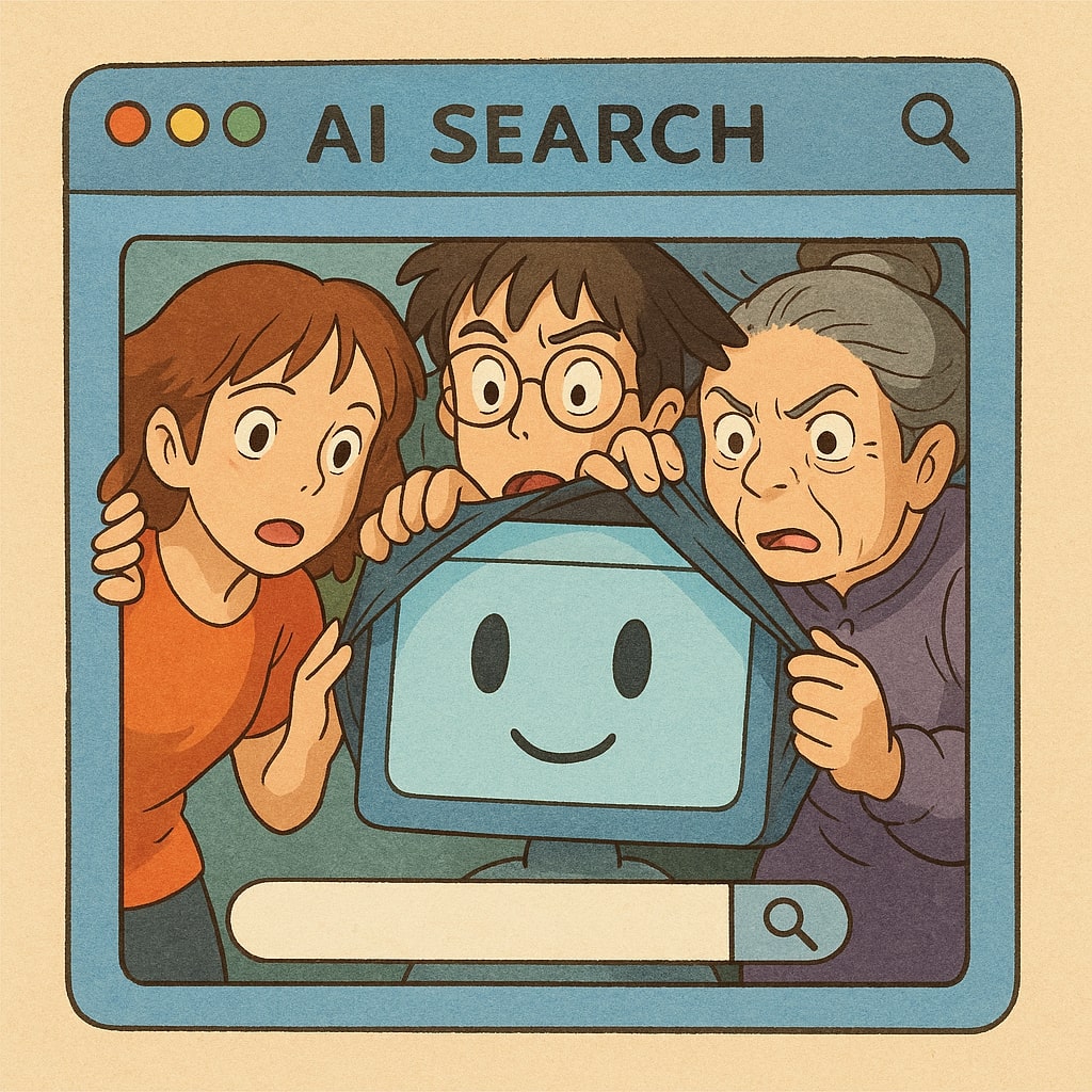 The facade of AI search