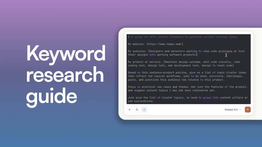 How to do keyword research for SEO and AEO