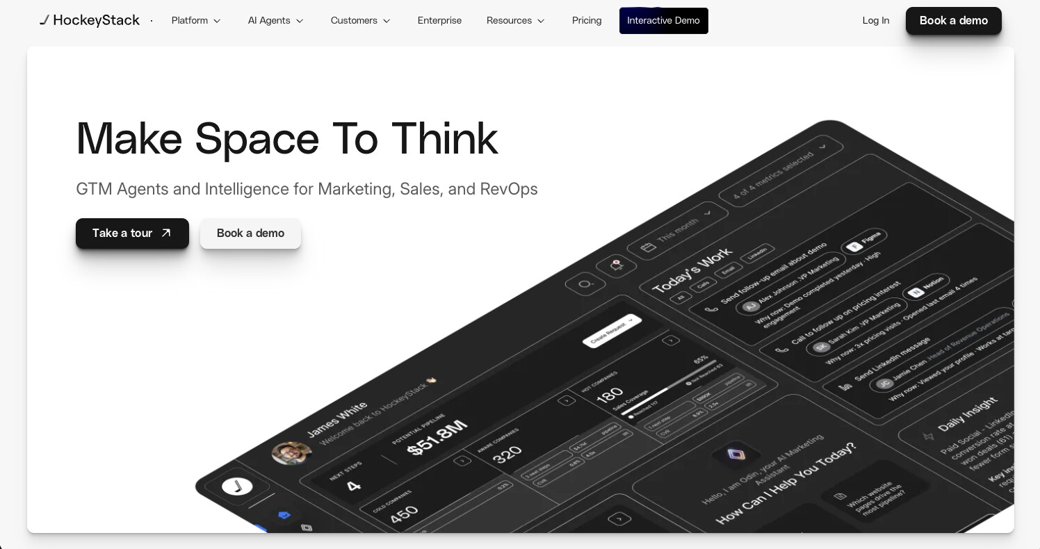 HockeyStack AI agents