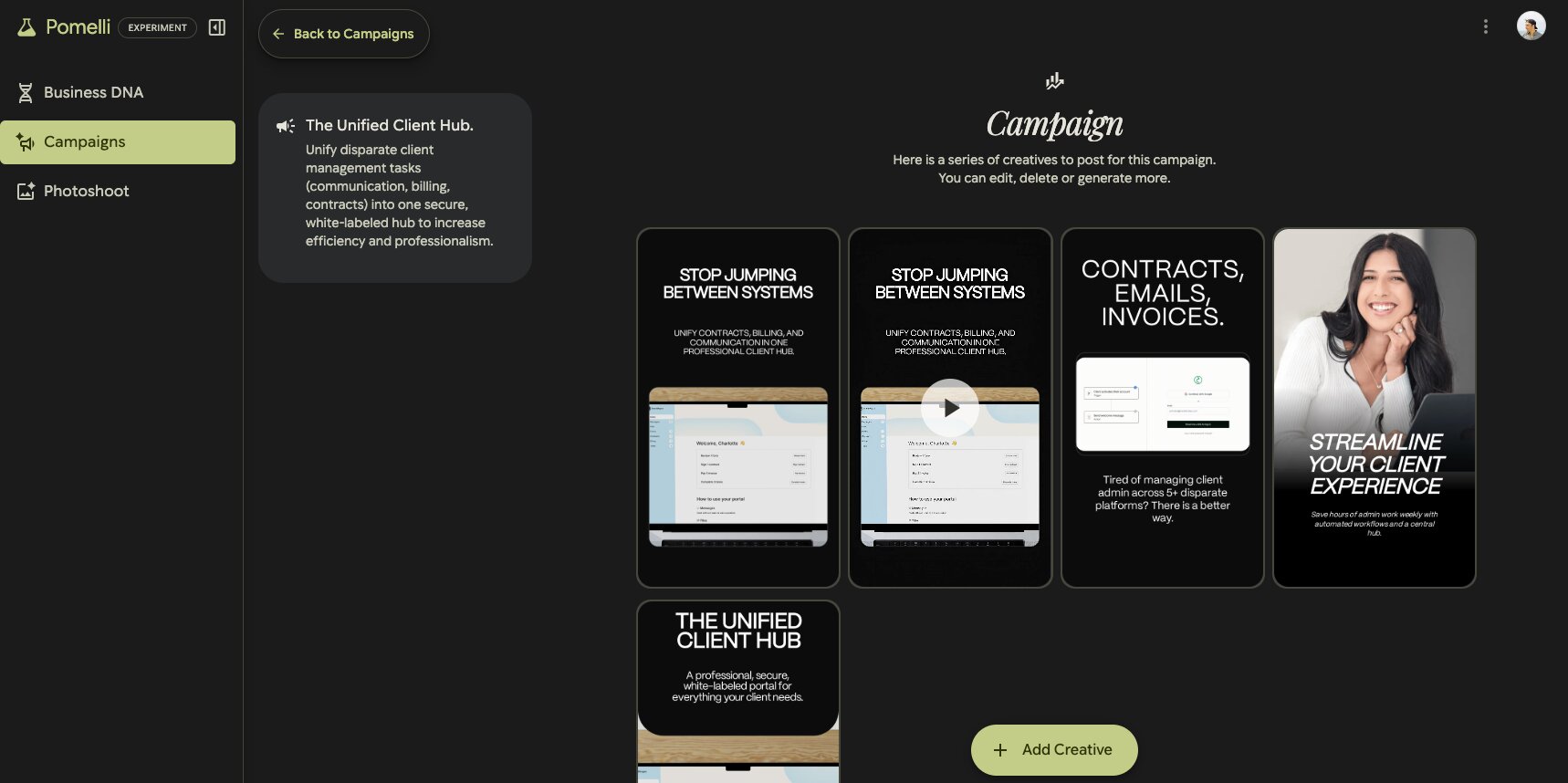 Pomelli app in Google Labs