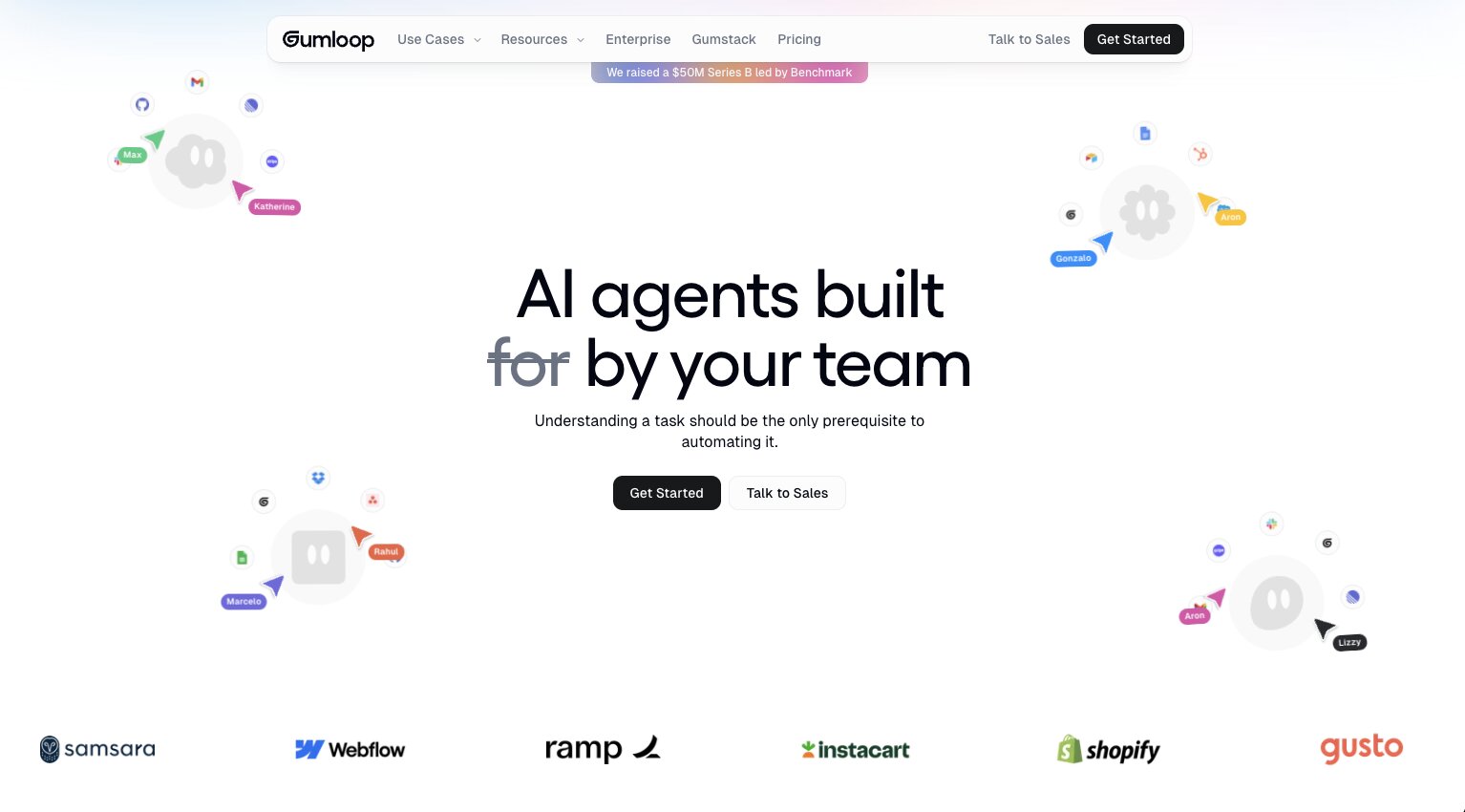 Gumloop AI agent builder