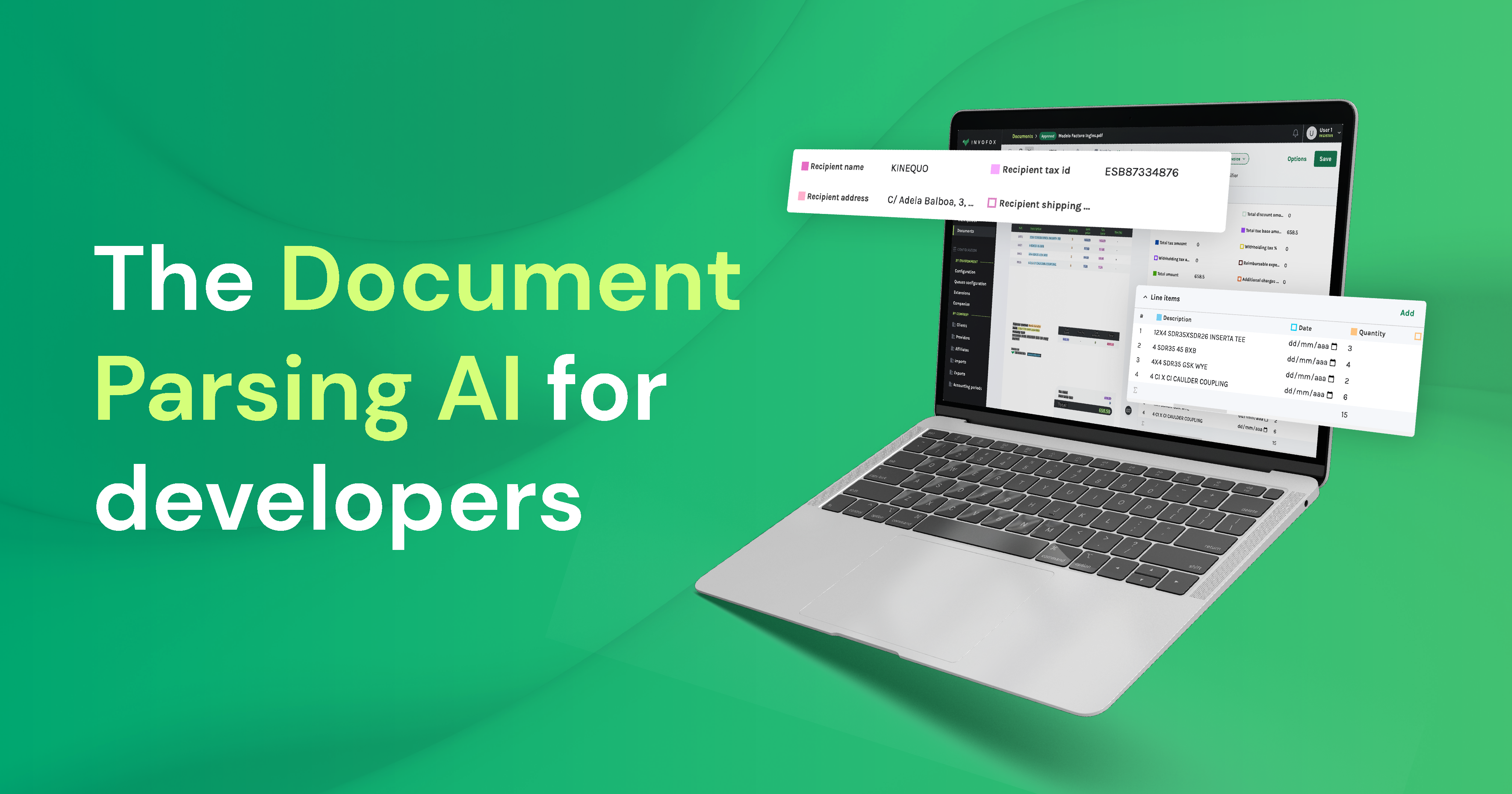 The Document Parsing AI for developers
