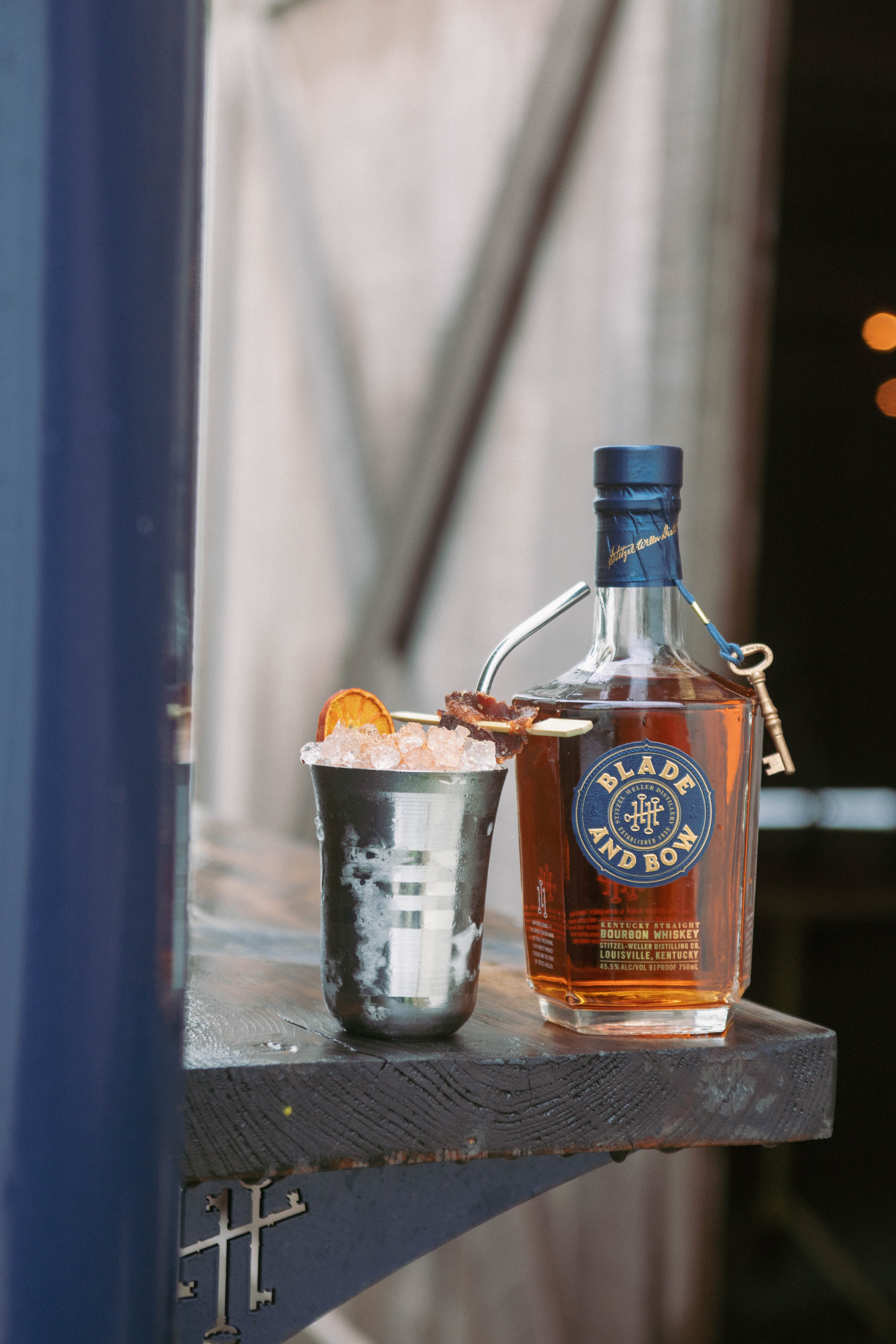 blade and bow with cocktail