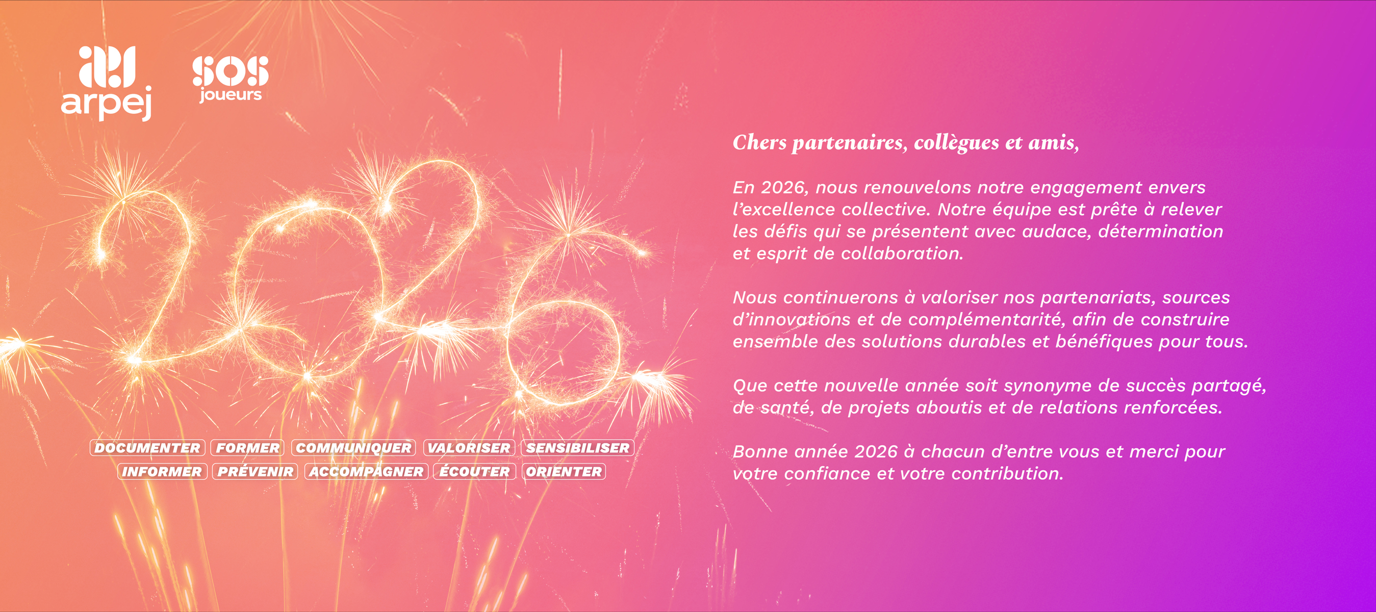 Meilleurs voeux 2026