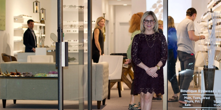 Spectacle Gallery eyewear boutique in Downtown Sarasota.