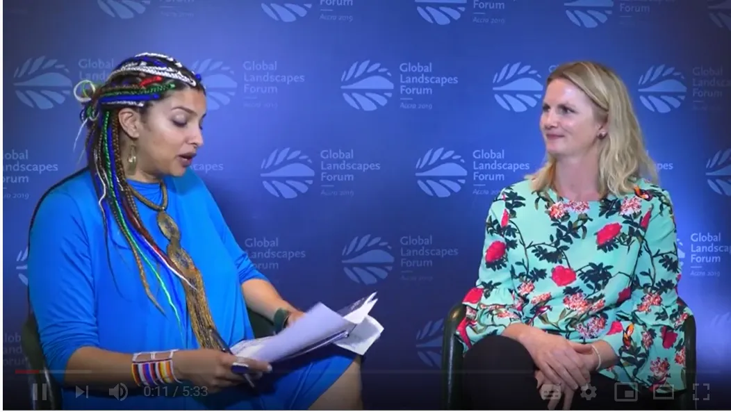 Interview with Ellen Watson - Global Landscapes Forum Accra 2019
