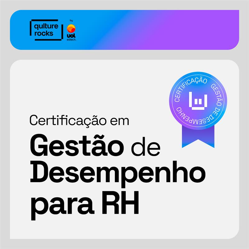 Certificação em Gestão de Desempenho para RH