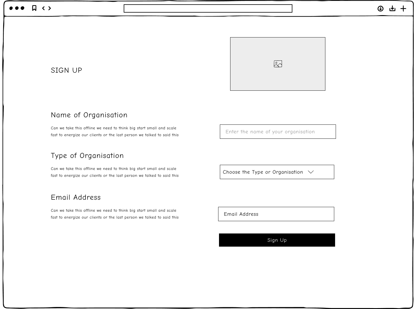 Infoodle - UX Wire Frame - Case Study - Steps