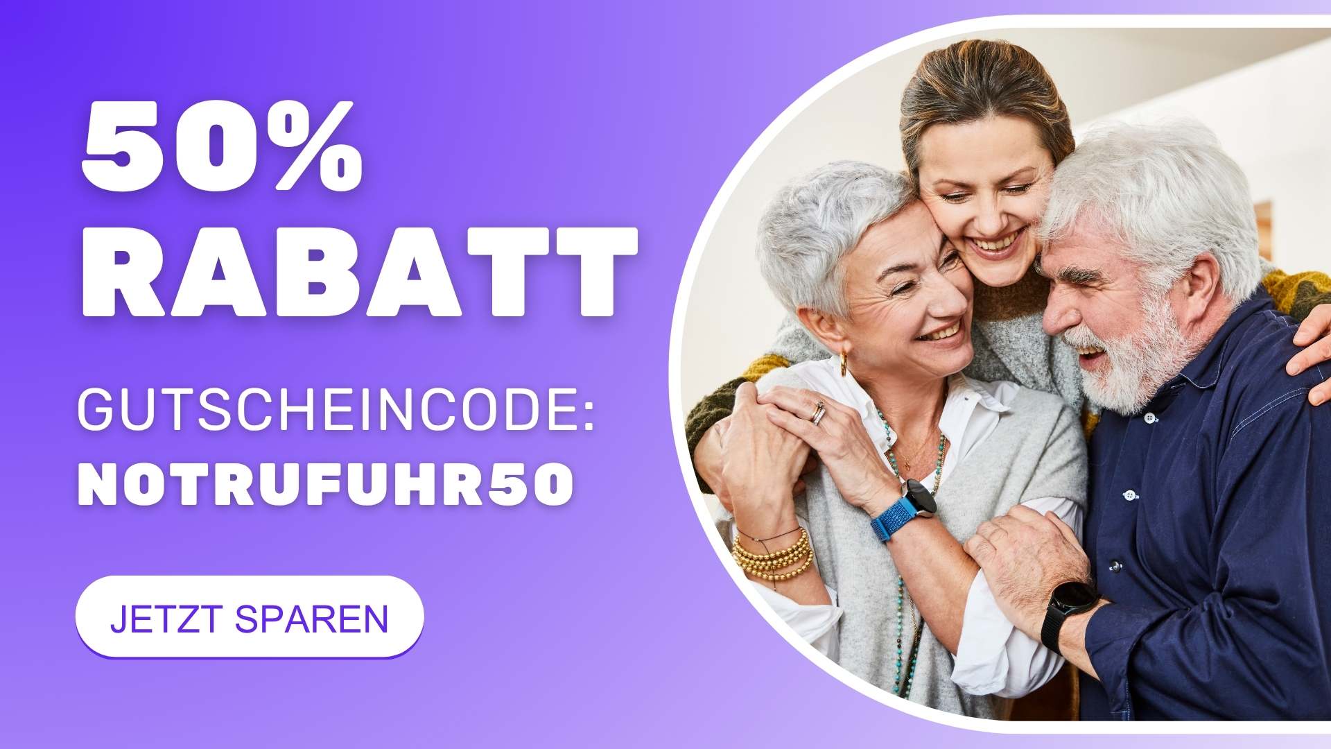 50% auf die Patronus Notrufuhr sparen mit dem Code: Notrufuhr50