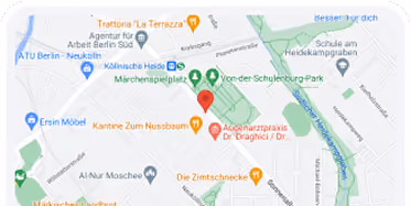 Illustration: Standortkarte für SIM-Ortung