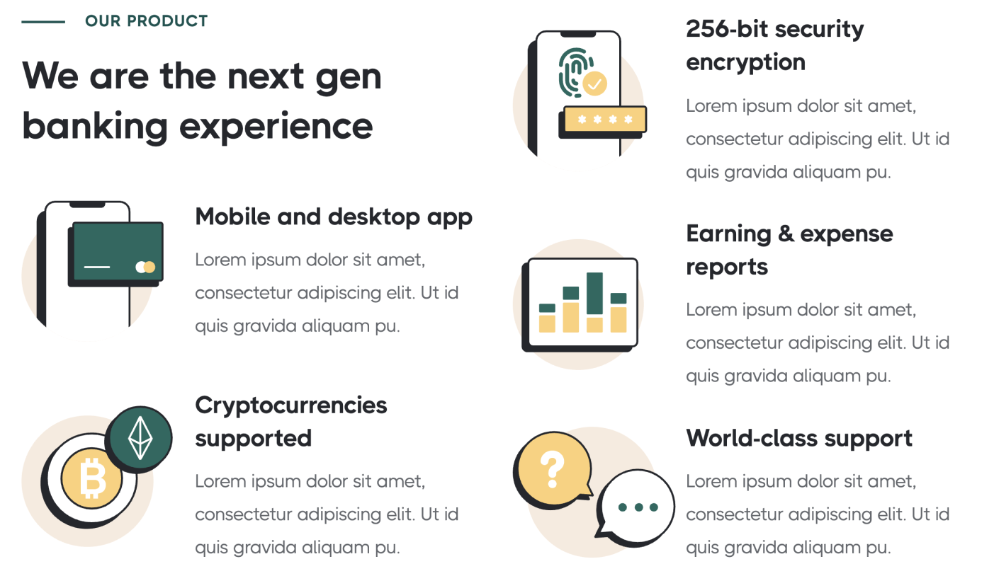 Icons And Graphics - Startup X Webflow Template
