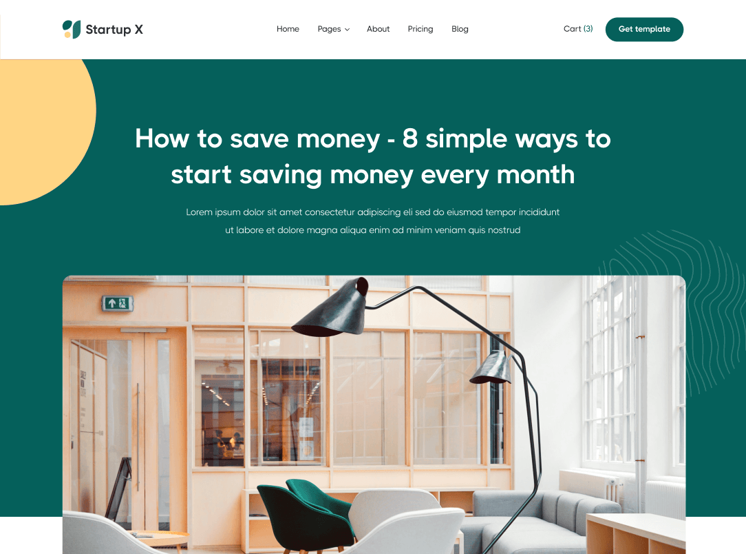 Blog Post - Startup X Webflow Template