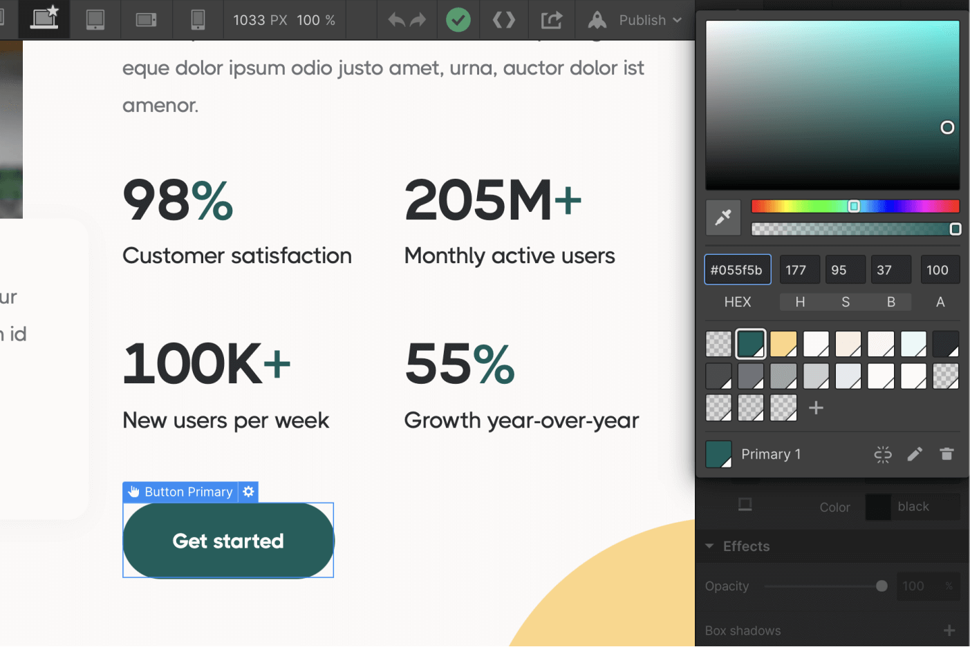 Colors - Startup X Webflow Template
