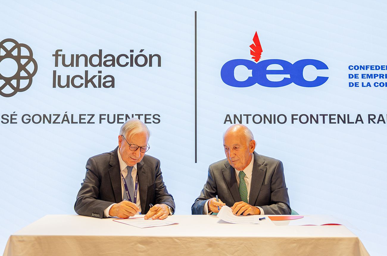 Fundación Luckia y la CEC firman un acuerdo para fortalecer el tejido empresarial de A Coruña