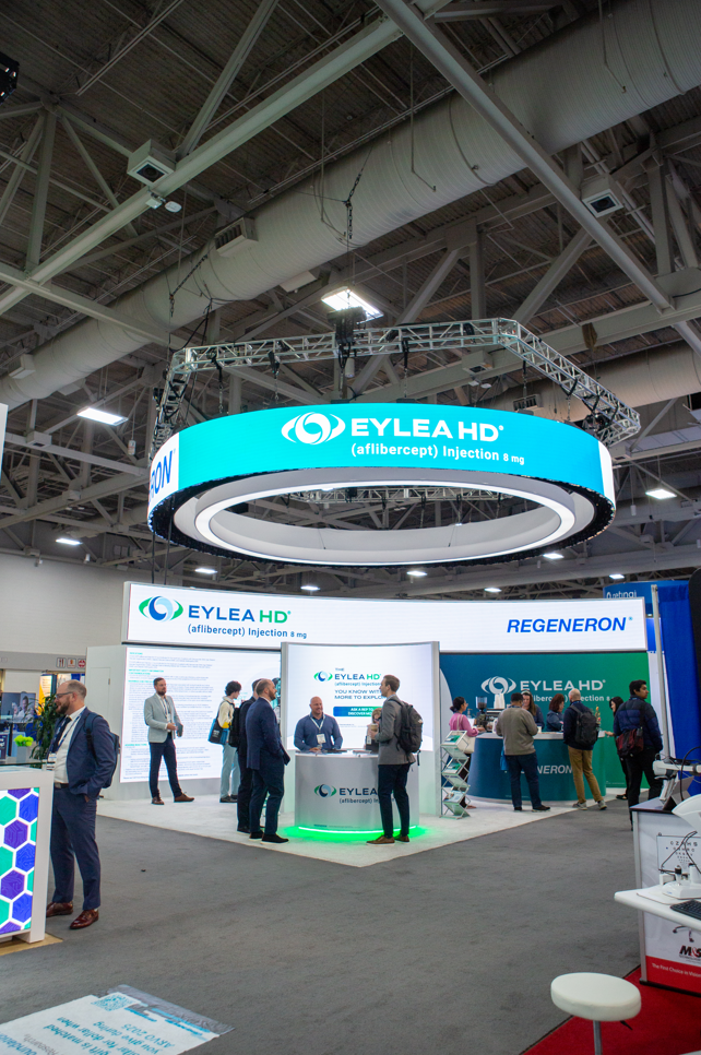 Arvo Event Eylea HD tabling set up