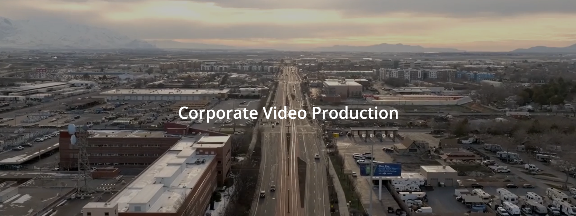 Two producers on set at BW Productions Studio in Salt Lake City