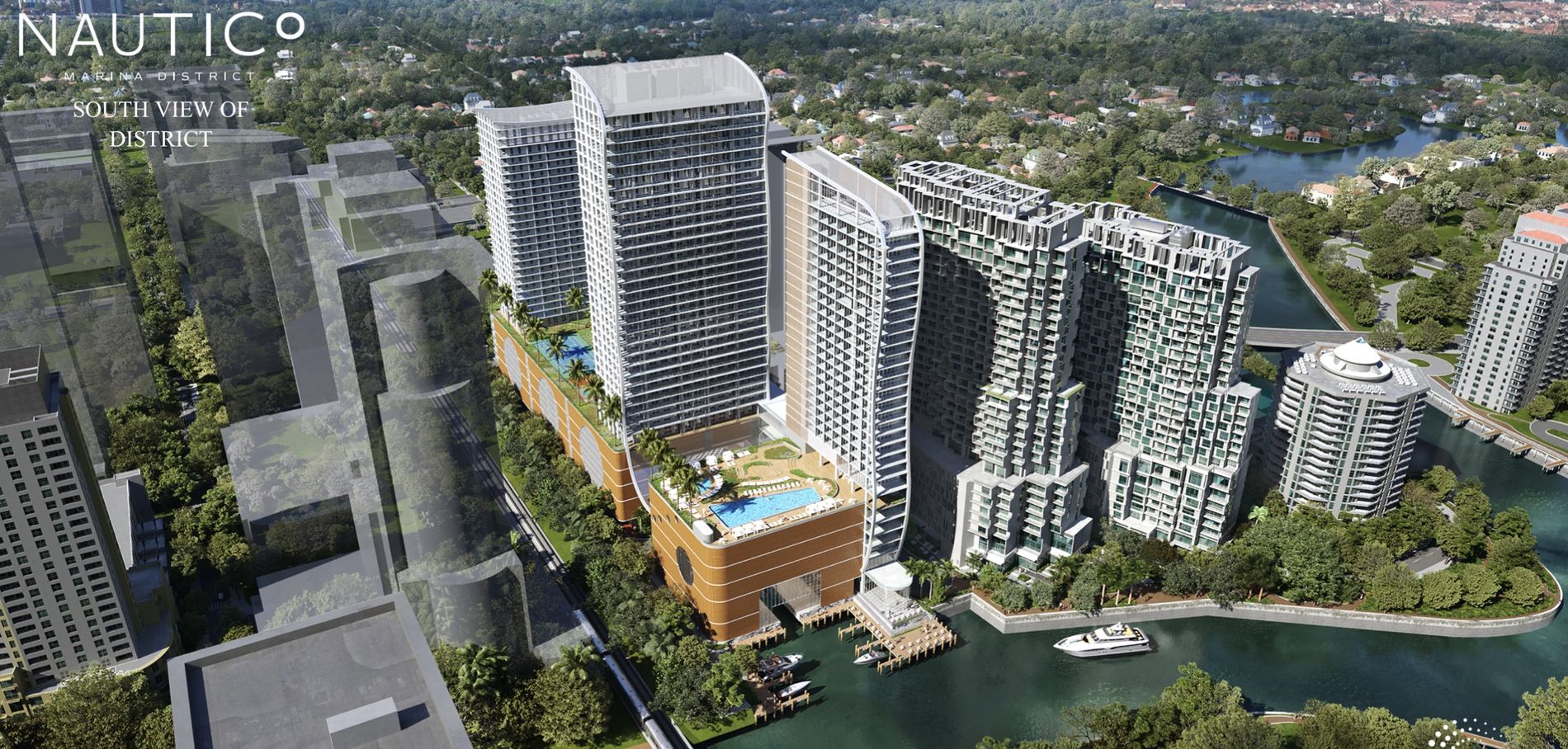 The Nautico District, south view of the district