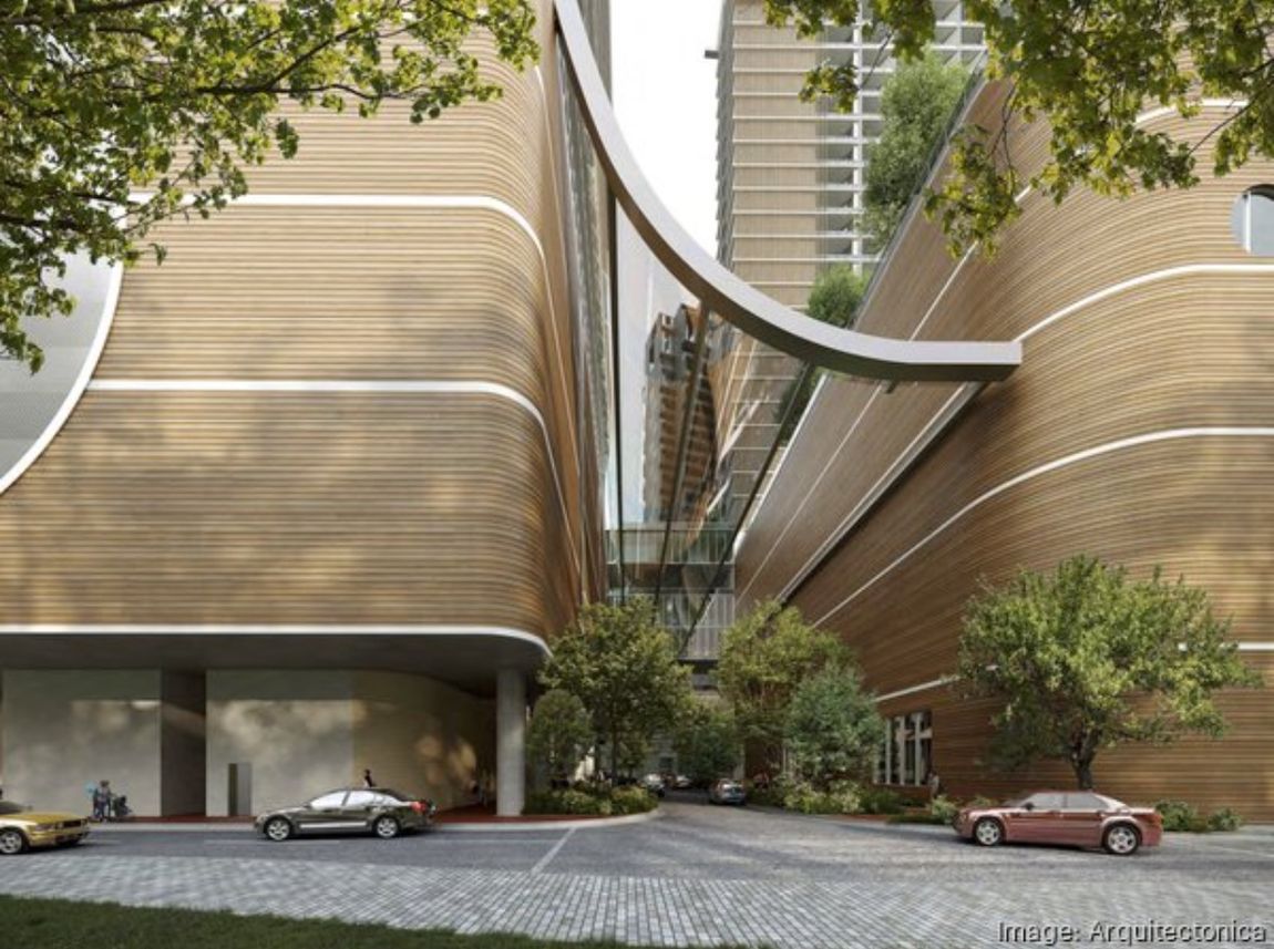 Nautico District arrival court and podium