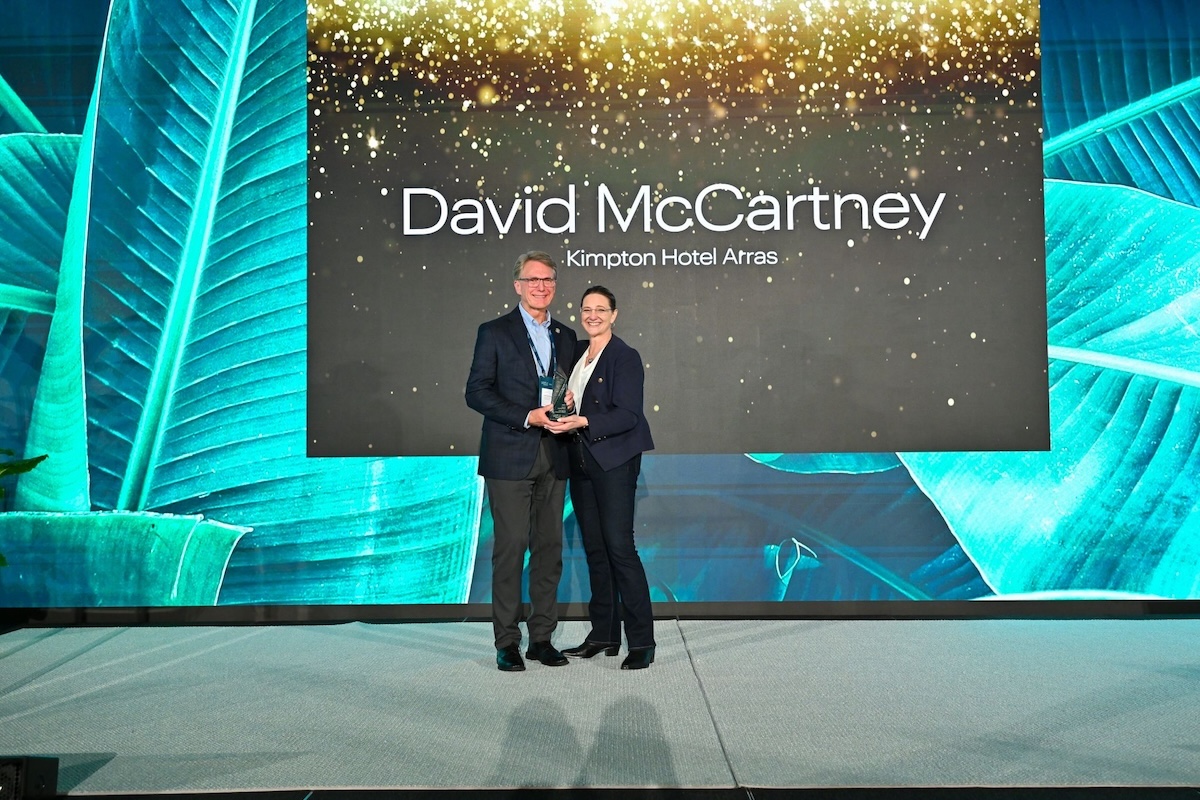 David McCartney, General Manager, Kimpton Hotel Arras Honored with IHG's Inaugural Luxury & Lifestyle Managing Directors Award