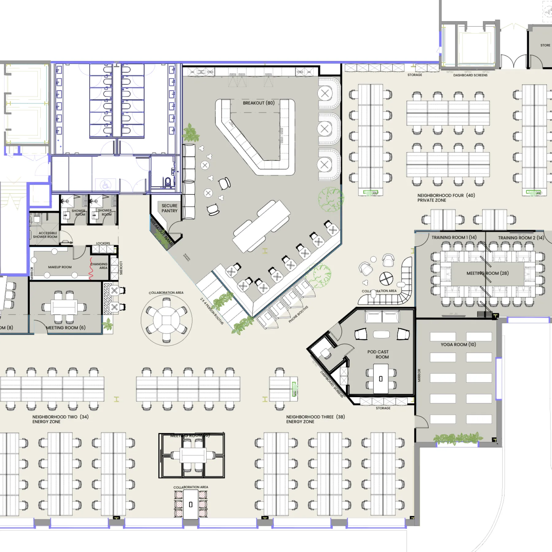 Office fit-out plan