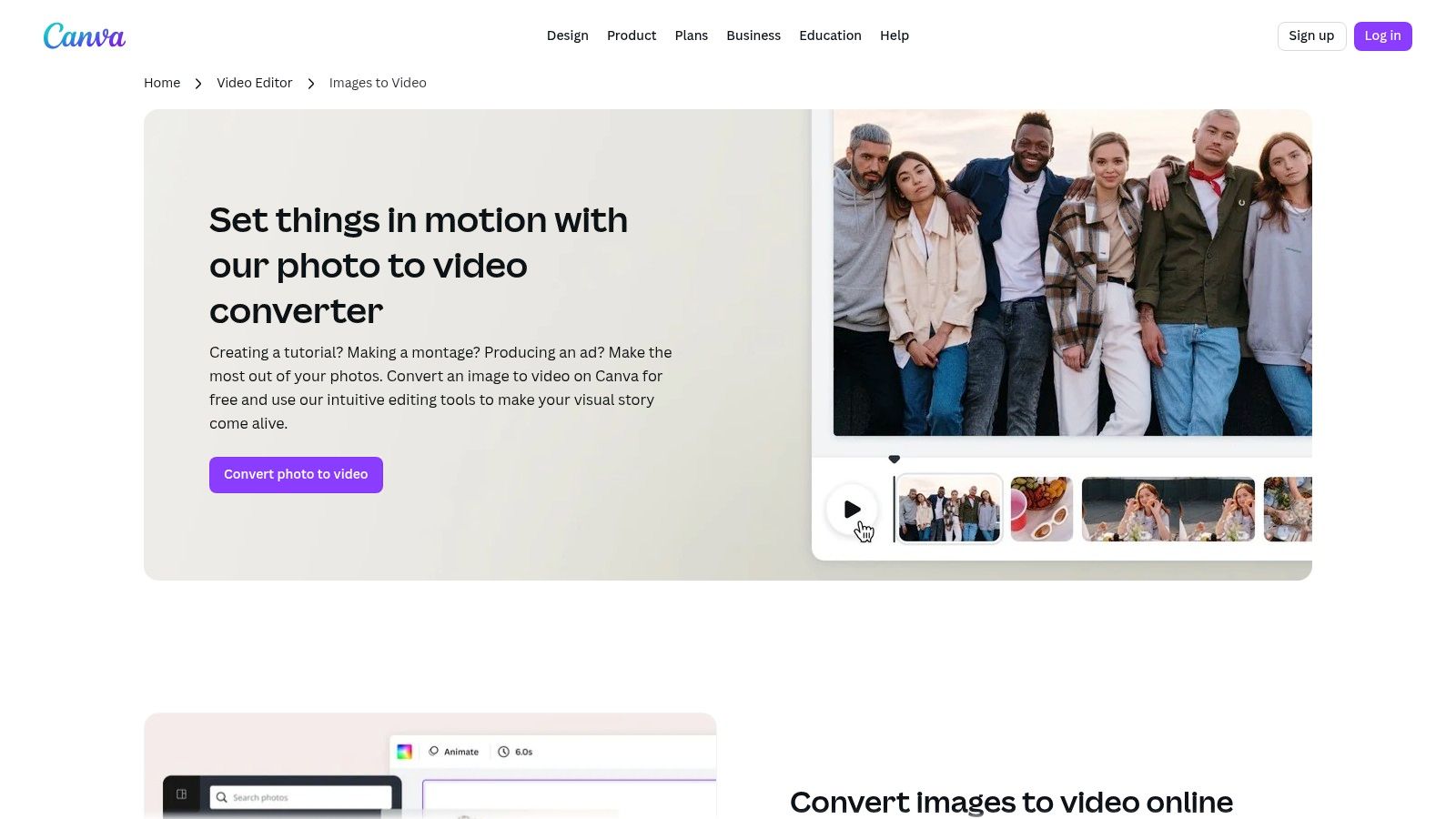 Canva – Photo to Video / Magic Media