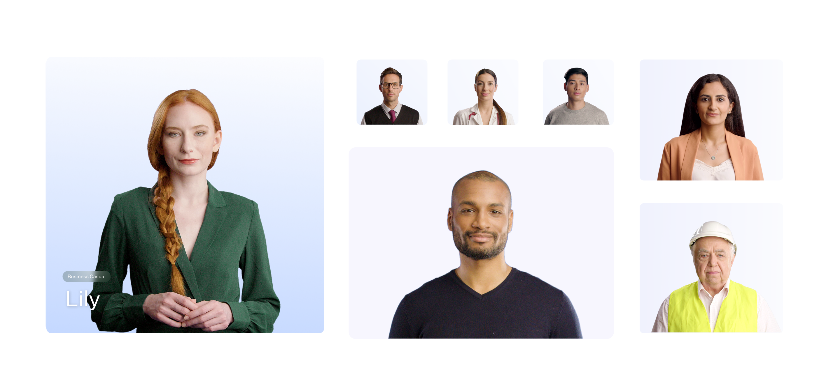 Diverse AI avatars