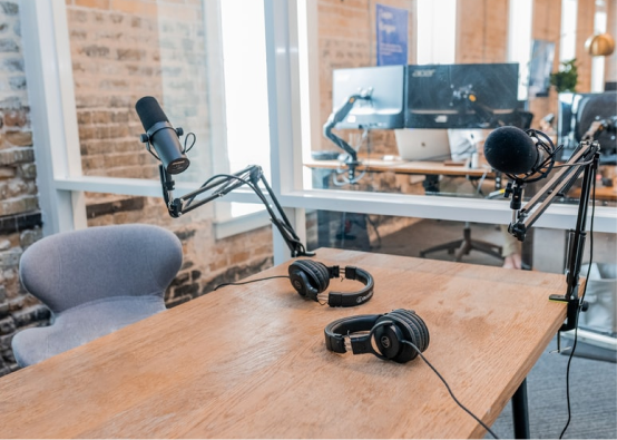 Studio where the podcast is recorded
